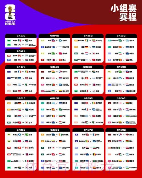 2026世界杯完整赛程实时更新高清直播怎么看